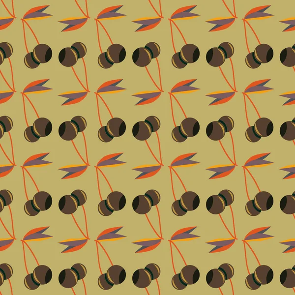 kiraz seamless modeli. Tekstil Ambalaj ve duvar kağıtları için iyi.