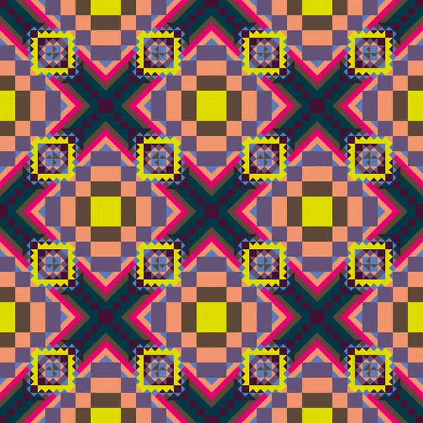 Geometrik etnik desen sorunsuz tasarım arka plan veya duvar kağıdı için