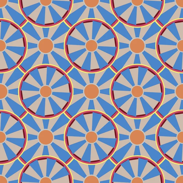 soyut geometrik renk desenli vektör çizimi