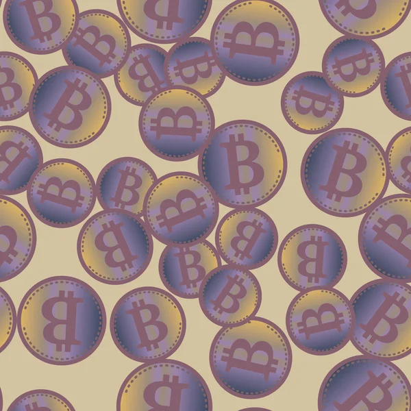 bitcoins parlak parlak pahalı sikkeleri ile Seamless modeli 
