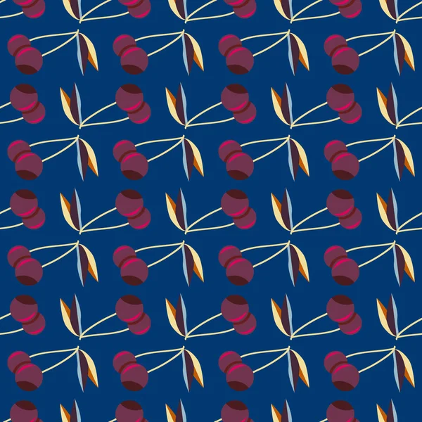 kiraz seamless modeli. Tekstil Ambalaj ve duvar kağıtları için iyi.