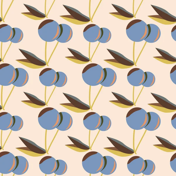 kiraz seamless modeli. Tekstil Ambalaj ve duvar kağıtları için iyi.