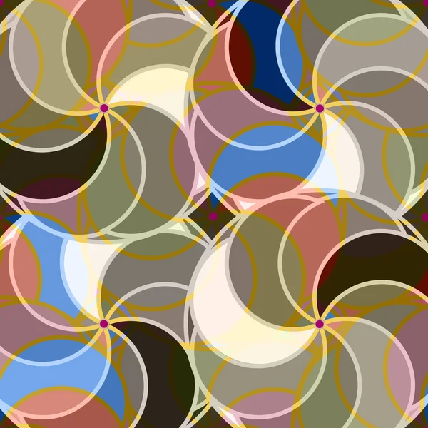 Abstrata Geométrica Colorido Padrão Vetor Ilustração — Vetor de Stock