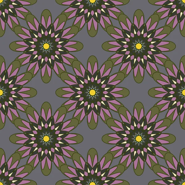  soyut çiçek geometrik Dikişsiz desen arka planı için