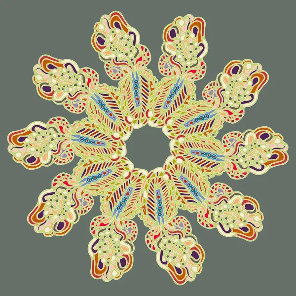 Stil zentangle yeni simetrik mandala doodle ile sanat esin kaynağı oldu. Duvar kağıdı, desen dolgularını, web sayfaları, yüzey dokuları için dekoratif nesne-ebilmek var olmak kullanılmış.