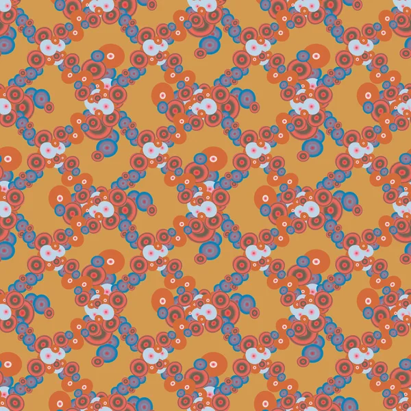 Soyut geometrik renkli seamless modeli daireler, arka plan ile