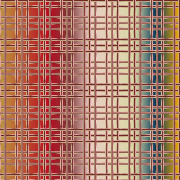 Ilustração Vetorial Padrão Sem Emenda Grade Metálica —  Vetores de Stock