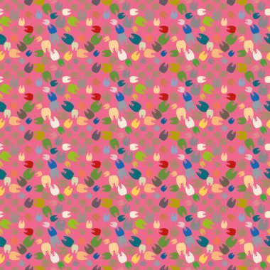 Çok renkli diş parlak Dikişsiz desen arka planı için