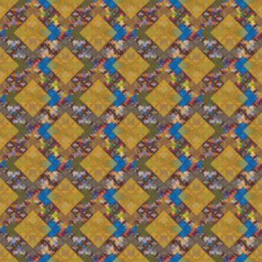 Soyut Dikişsiz renkli desen, vektör çizim