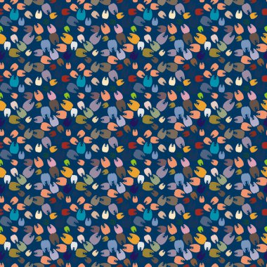 Çok renkli diş parlak Dikişsiz desen arka planı için