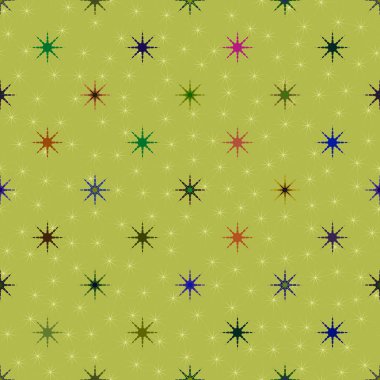 Arka plan için yıldız ile soyut geometrik renkli desen.