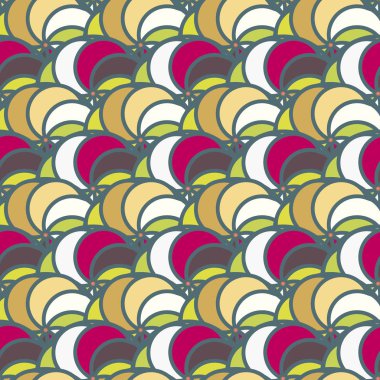 soyut geometrik renk desenli vektör çizimi