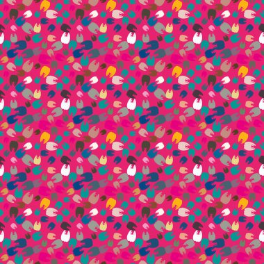 Çok renkli diş parlak Dikişsiz desen arka planı için