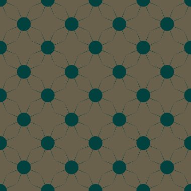 Çok renkli basit geometrik güneş ile Seamless modeli.