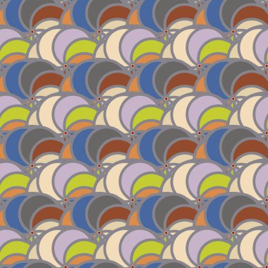 soyut geometrik renk desenli vektör çizimi