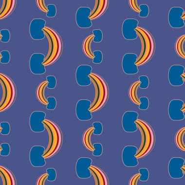 Gökkuşağı seamless modeli. Gökkuşağı Dizayn Tekstil, iç tasarım, keten, vb için. Şirin soyut çocuklar arka plan.