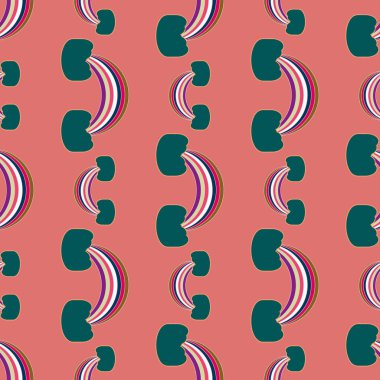 Gökkuşağı seamless modeli. Gökkuşağı Dizayn Tekstil, iç tasarım, keten, vb için. Şirin soyut çocuklar arka plan.