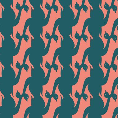 Kuğu renkli parlak seamless modeli