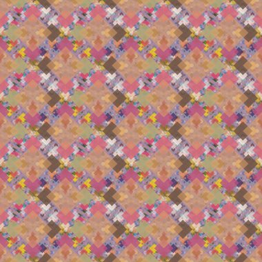 Soyut Dikişsiz renkli desen, vektör çizim