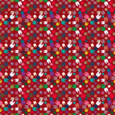 Çok renkli diş parlak Dikişsiz desen arka planı için