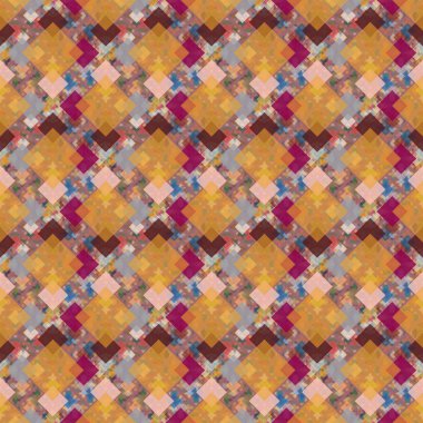 Soyut Dikişsiz renkli desen, vektör çizim