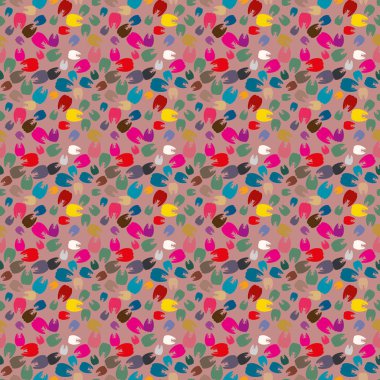 Çok renkli diş parlak Dikişsiz desen arka planı için