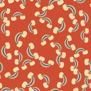 Gökkuşağı seamless modeli. Gökkuşağı Dizayn Tekstil, iç tasarım, keten, vb için. Şirin soyut çocuklar arka plan.