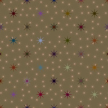 Arka plan için yıldız ile soyut geometrik renkli desen.
