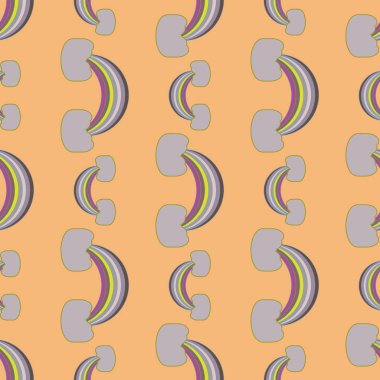 Gökkuşağı seamless modeli. Gökkuşağı Dizayn Tekstil, iç tasarım, keten, vb için. Şirin soyut çocuklar arka plan.