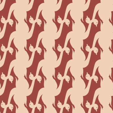 Kuğu renkli parlak seamless modeli