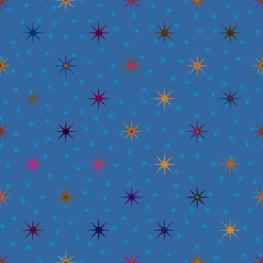 Arka plan için yıldız ile soyut geometrik renkli desen.
