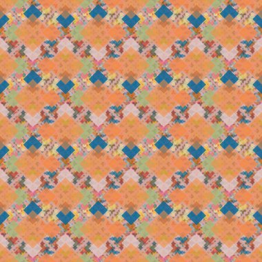 Soyut Dikişsiz renkli desen, vektör çizim