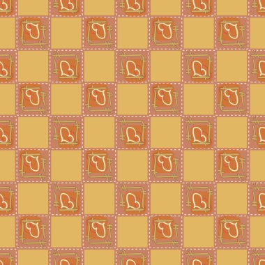 Soyut kalpleri arka plan için seamless modeli doodle. 