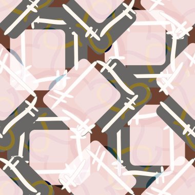 Soyut kalpleri arka plan için seamless modeli doodle. 