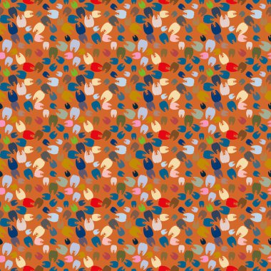 Çok renkli diş parlak Dikişsiz desen arka planı için