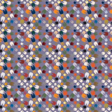 Çok renkli diş parlak Dikişsiz desen arka planı için