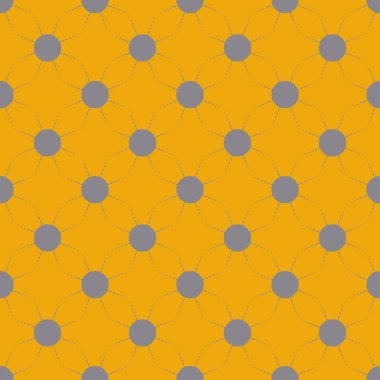 Çok renkli basit geometrik güneş ile Seamless modeli.