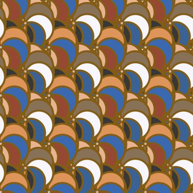 soyut geometrik renk desenli vektör çizimi