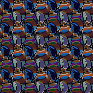 soyut geometrik renk desenli vektör çizimi