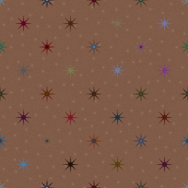 Arka plan için yıldız ile soyut geometrik renkli desen.