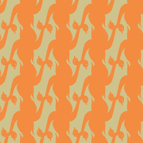 Cygnes Coloré Motif Lumineux Sans Couture — Image vectorielle