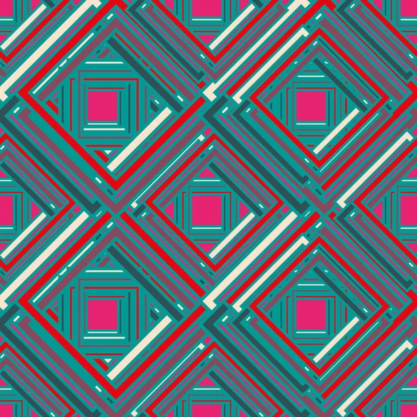 Abstracto Geométrico Patrón Inconsútil Colorido Para Fondo — Vector de stock