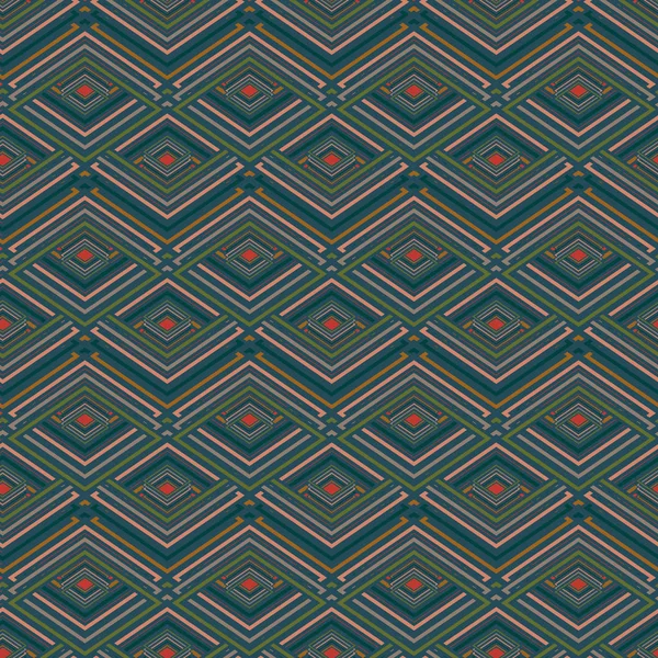 Abstract Geometrisch Kleurrijk Naadloos Patroon Voor Achtergrond — Stockvector