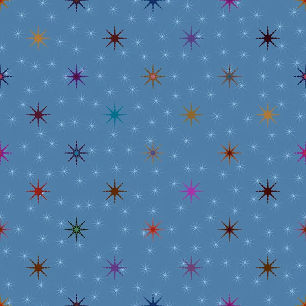 Arka plan için yıldız ile soyut geometrik renkli desen.