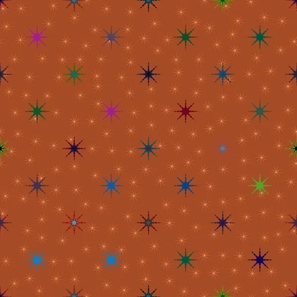 Arka plan için yıldız ile soyut geometrik renkli desen.