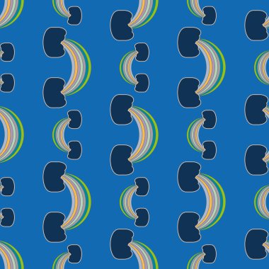 Gökkuşağı seamless modeli. Gökkuşağı Dizayn Tekstil, iç tasarım, keten, vb için. Şirin soyut çocuklar arka plan.