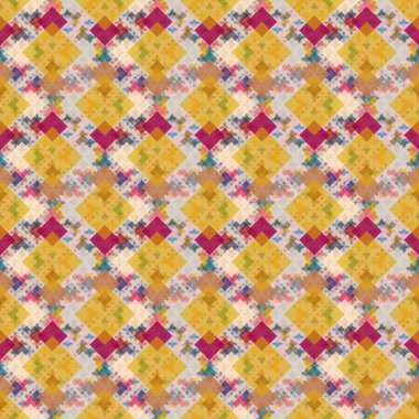 Soyut Dikişsiz renkli desen, vektör çizim