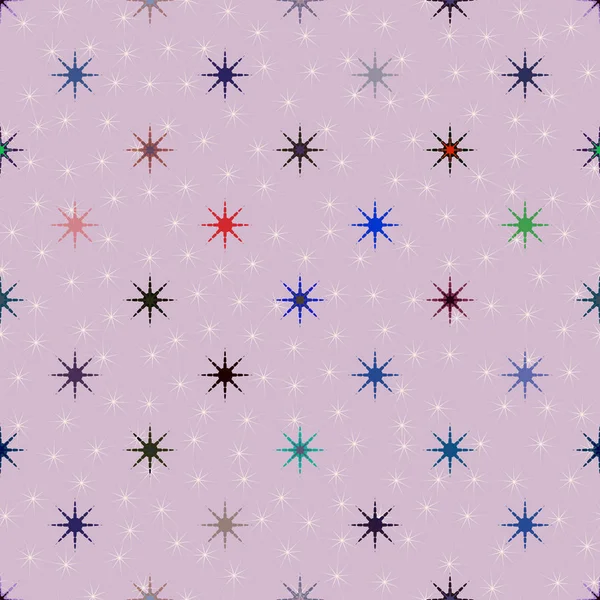 Arka plan için yıldız ile soyut geometrik renkli desen.