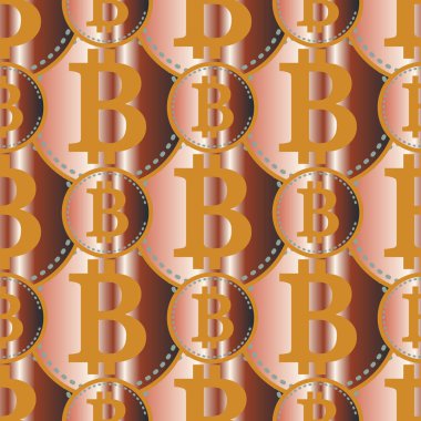 bitcoins parlak parlak pahalı sikkeleri ile Seamless modeli 