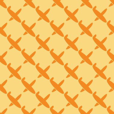 Uçak, vektör çizim seamless modeli